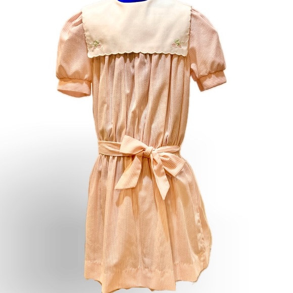 Vintage Strawberry Collar Dress